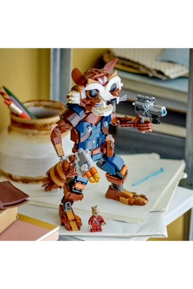 LEGO ® Marvel Rocket ve Bebek Groot 76282 –  Yapım Seti (566 Parça) - 4