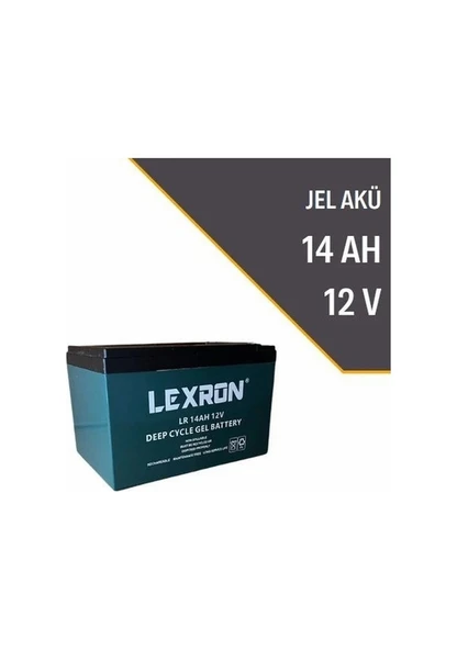 Lexron 14AH 12V Jel Akü