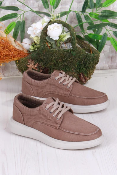 Fort Dks 023 Vizon Hafif Rahat Keten Sneaker Erkek Ayakkabı