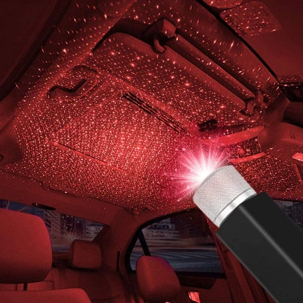 Araç İçi Usb li Aydınlatma Lazer Işık - 4