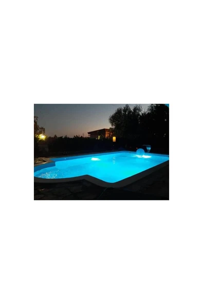 32 Watt 12 Volt Tenda Led Turkuaz Sıva Üstü Havuz Lambası 32w 12v - Resim 9