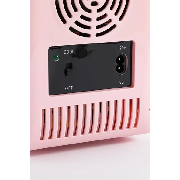 Kumtel Mini İçecek ve Kozmetik Buzdolabı 4L HMFR01 Pembe - 4