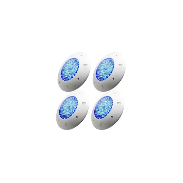 4 Adet 30 Watt Led Mavi Sıva Üstü Havuz Lambası Tenda 12 Volt - 1