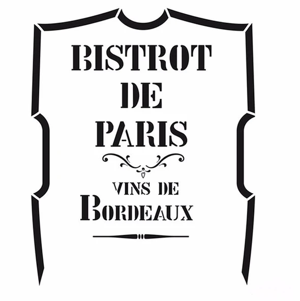 HOME DECOR STENCIL HD-45 45X45 ürün görseli 1