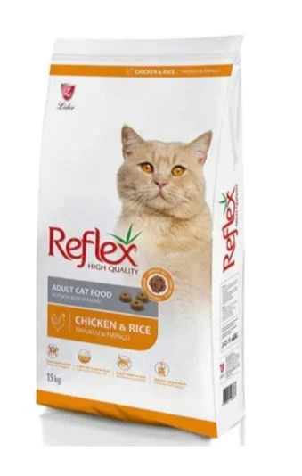 Reflex Tavuklu Ve Pirinçli Yetişkin Kedi Maması 15 Kg
