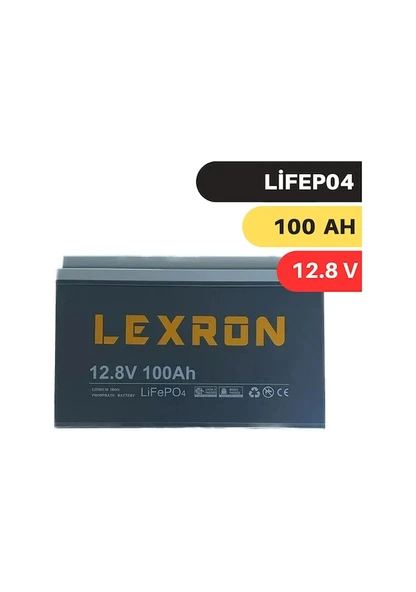 Lexron 100Ah 12.8V Lityum Akü