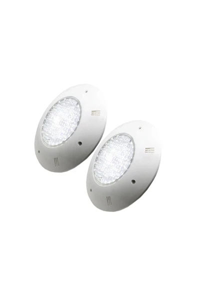 2 Adet 32 Watt 12 Volt Led Beyaz Sıva Üstü Havuz Lambası Tenda 32w