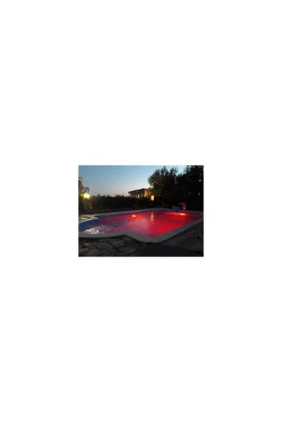 4 Adet 30 Watt 12 Volt Led Kırmızı Sıva Üstü Havuz Lambası Tenda 30w - 5