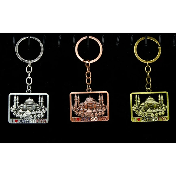Metal Ayasofya Anahtarlık Alk2200 ürün görseli 1