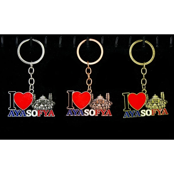 Metal Ayasofya Anahtarlık Alk2199 ürün görseli 1