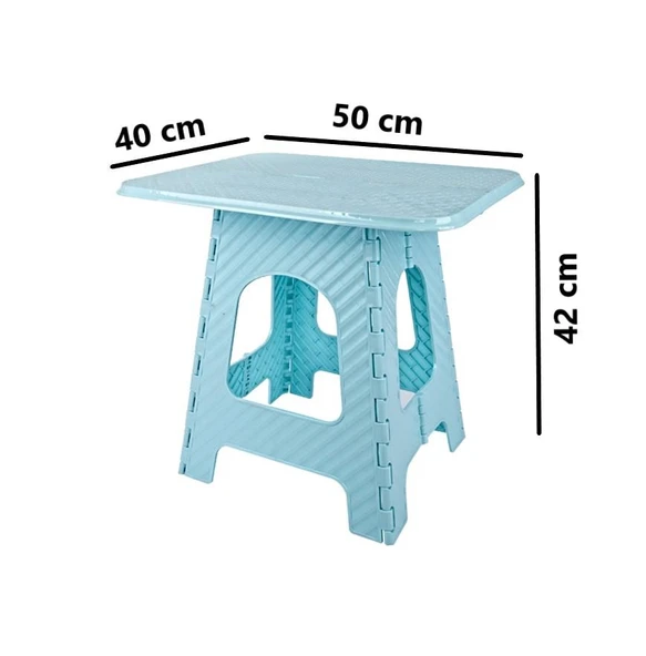 Omnipazar SRL-2007 Plastik Katlanır Sehpa Piknik Oyun Masası No 3 - 4