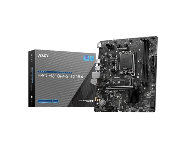 MSI PRO H610M-S DDR4 3200MHZ mATX 1700p