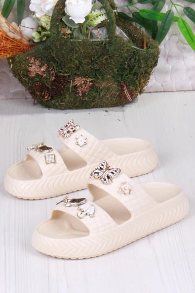 Fort 800-17 Günlük Plaj Deniz Havuz Terliği Hafif Rahat Esnek Kadın Terlik - 9