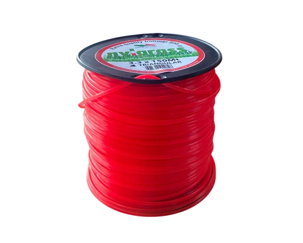 NYLGRASS MİSİNA 3.3mm 150 mt 3 KÖŞE KIRMIZI - 3