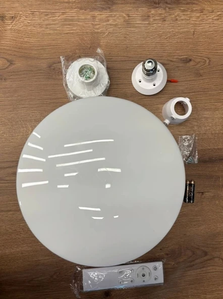 CATA Dolunay Fan Gizli Açılır Hayalet Pervaneli 72w Ledli E-27 Duy a Takılabilen 3 Kanatlı Kumandalı Tavan Vantilatörü - 3