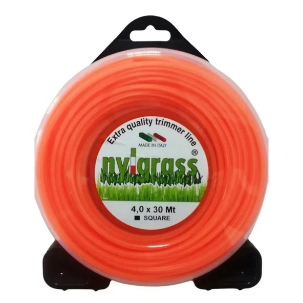 NYLGRASS MİSİNA 4.0 mm 30 mt 4 KÖŞE - TURUNCU ürün görseli