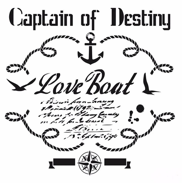 HOME DECOR STENCIL HD-61 45X45