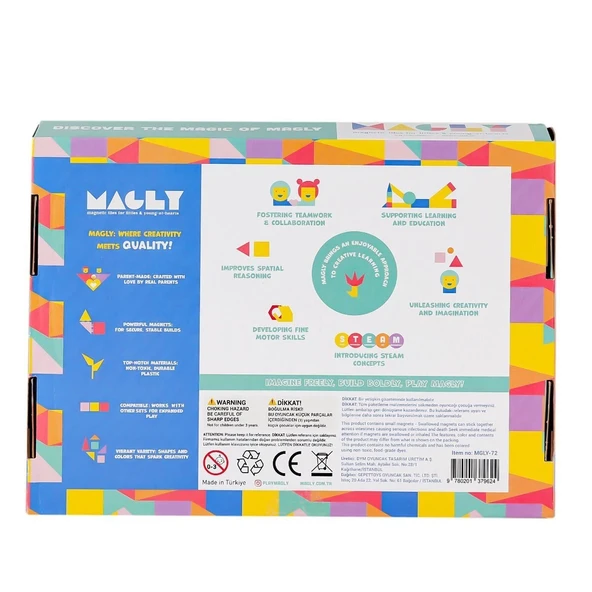 Mgl-72 72 Pcs Manyetik Blok - 2