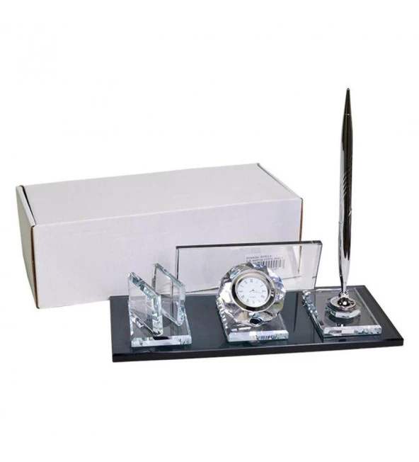 Kristal Masa İsimliği - Gümüş Tek Kalemli - Resim 5