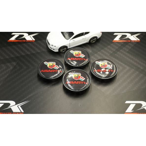 Fiat Abarth Akrep Logo Jant Göbeği Kapak Seti 54mm - 2