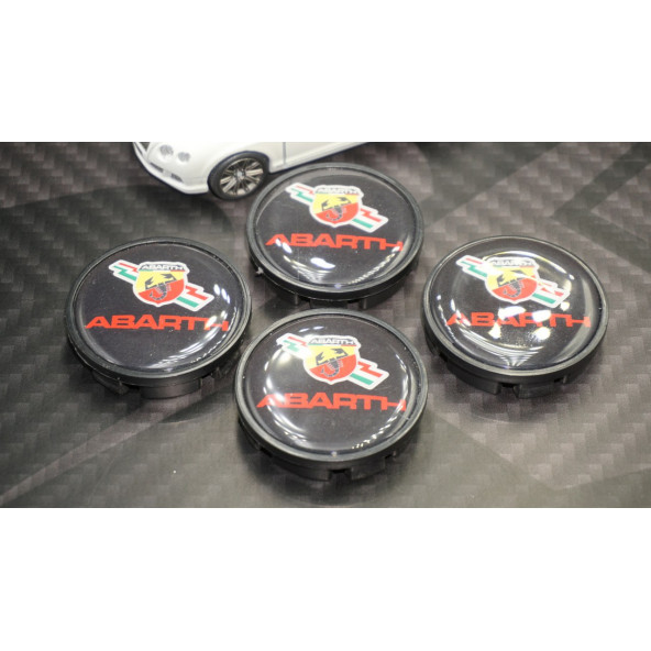Fiat Abarth Akrep Logo Jant Göbeği Kapak Seti 54mm - 3