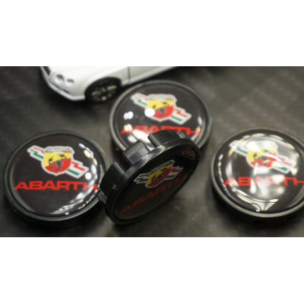 Fiat Abarth Akrep Logo Jant Göbeği Kapak Seti 54mm - 5