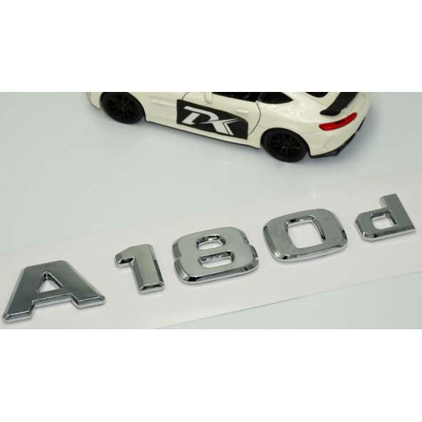 DK Benz A180d Bagaj Krom ABS 3M 3D Yazı Logo - 3
