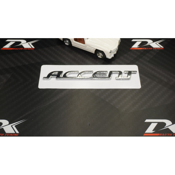 Hyundai Accent Bagaj ABS 3M 3D Yazı Logo Amblem - 2