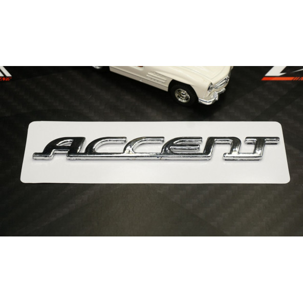 Hyundai Accent Bagaj ABS 3M 3D Yazı Logo Amblem - 3