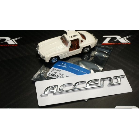 Hyundai Accent Bagaj ABS 3M 3D Yazı Logo Amblem - 8