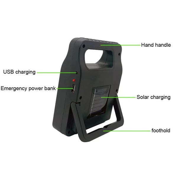 Çakarlı Güçlü Fener ve Işıldak P-605-6 - Resim 2