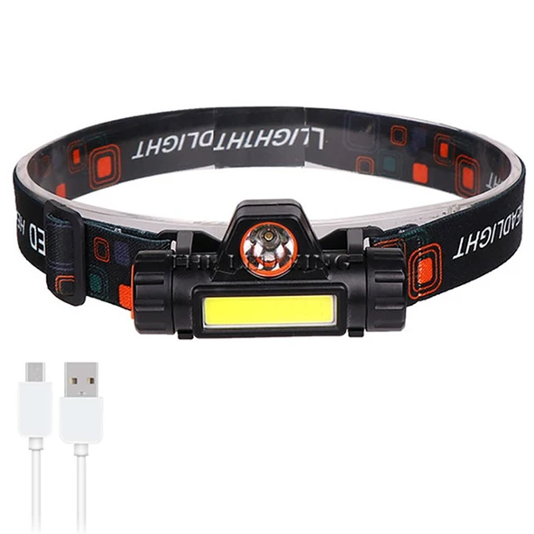 Şarjlı Dayanıklı Balıkçı Kafa Lambası Wt-056 - Resim 2