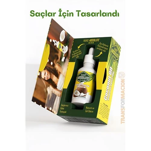 ModaCar Saçlar İçin Hindistan Cevizi Yağı 50 Ml Nano Absolute