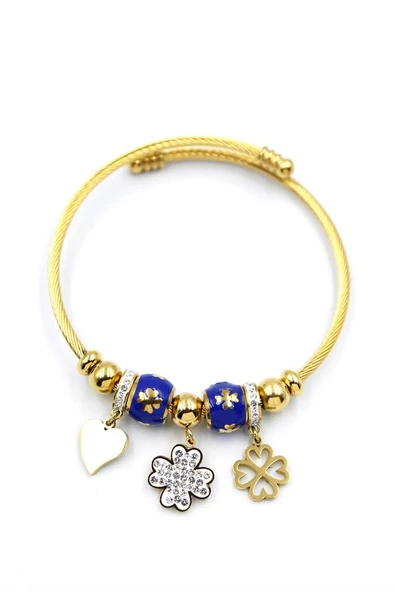 Yonca Charm Bilezik - Altın - 2