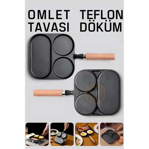 ModaCar Omlet Tavası Teflon Döküm