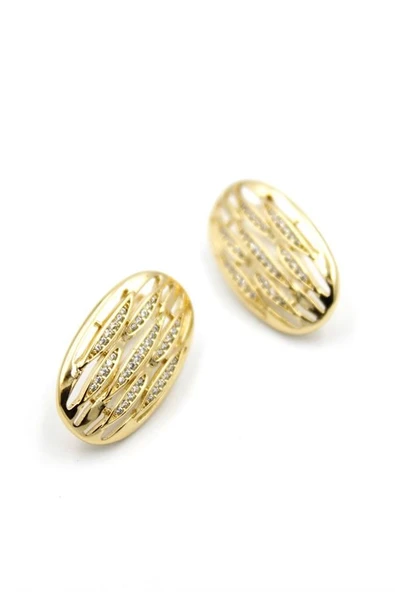 Taşlı Küpe - Altın ürün görseli 1