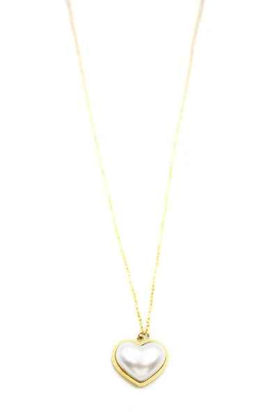 Kalp Kolye - Altın ürün görseli 1