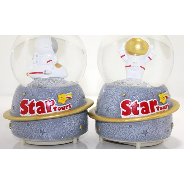 Kar Küresi Işıklı Müzikli Küre 13 Cm Alk286 - 2