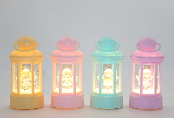 Melek Figürlü Işıklı Kar Küresi Alk1653 - Resim 2