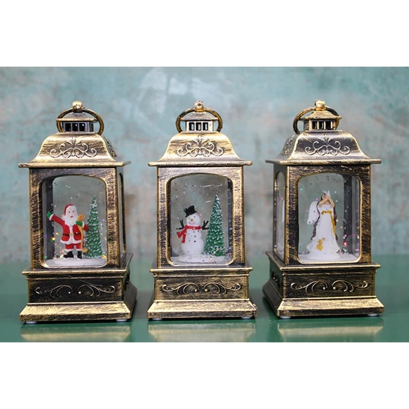 Yılbaşı Temalı Işıklı Müzikli Kar Küresi Alk3223 ürün görseli