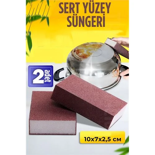 ModaCar Nano Metal Ahşap Sert Yüzey Temizlik Süngeri 2 ADET