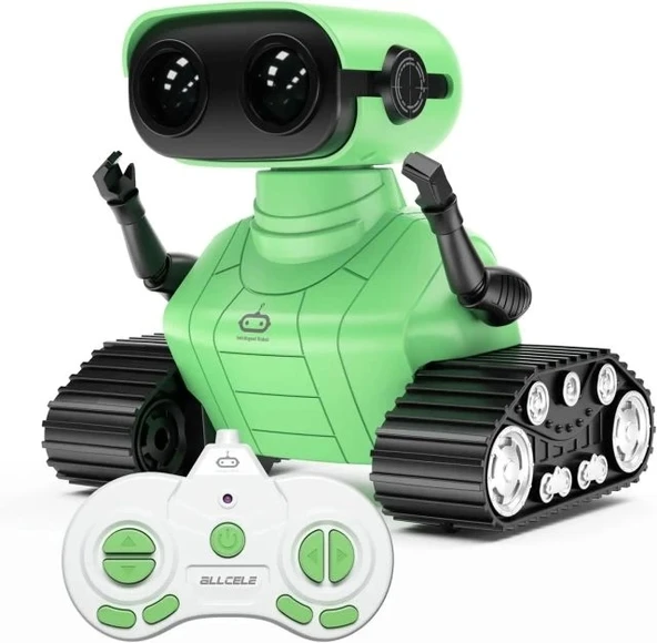 ALLCELE Uzaktan Kumandalı RC Robot Yeşil Standard