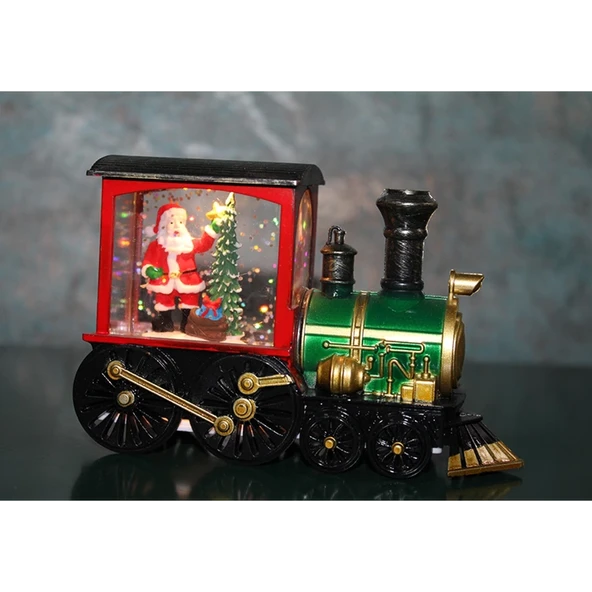 Trenli Yılbaşı Işıklı Kar Küresi Alk3220 ürün görseli