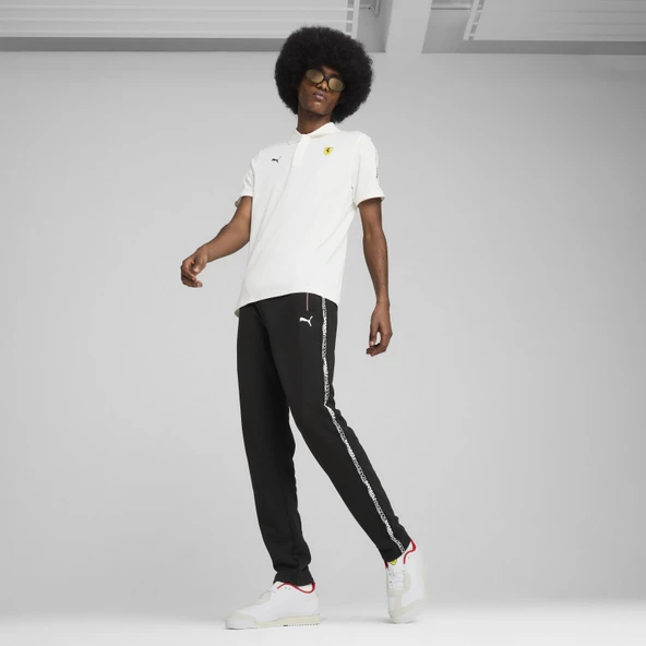 Puma 630185-04 Ferrari Race Cloudspun Polo Yaka Tişört Erkek T-Shirt - Resim 5