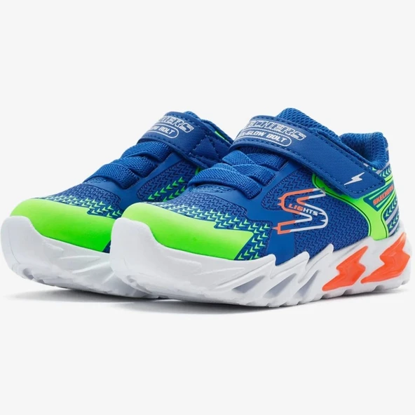Skechers Flex - Glow Bolt 400138N Ortopedik Işıklı Çocuk Spor Ayakkabı - Resim 2
