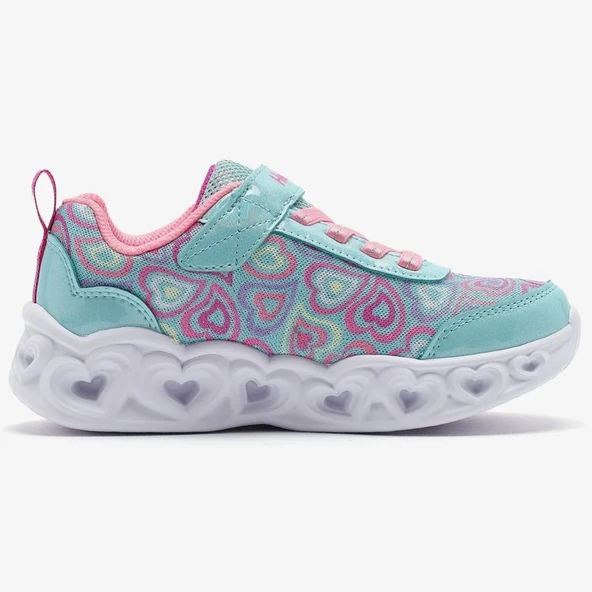 Skechers Heart Lights - Boogıe Love 303257L Ortopedik Işıklı Çocuk Spor Ayakkabı - Resim 3