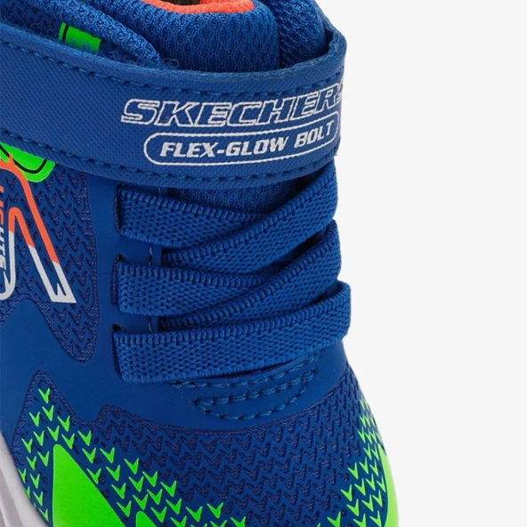 Skechers Flex - Glow Bolt 400138N Ortopedik Işıklı Çocuk Spor Ayakkabı - Resim 6
