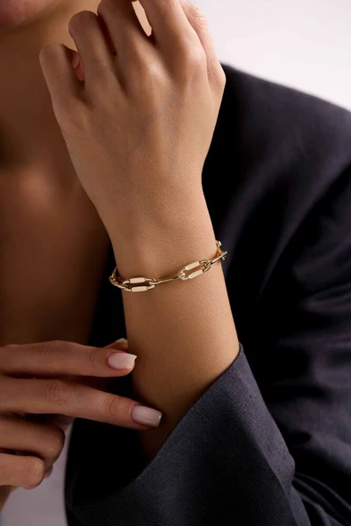 Altın Lıght Bileklik İtaly 20 cm