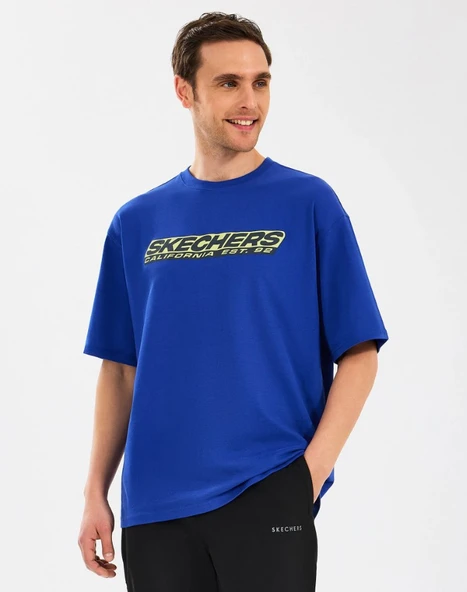 Skechers M Heavyweight Graphic Tee T-Shirt S2510156 Erkek Tişort - Resim 2