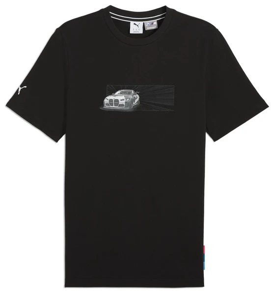 Puma 630624-01 BMW MMS Car Graphic Tee Bmw Team Tişört Erkek T-Shirt ürün görseli